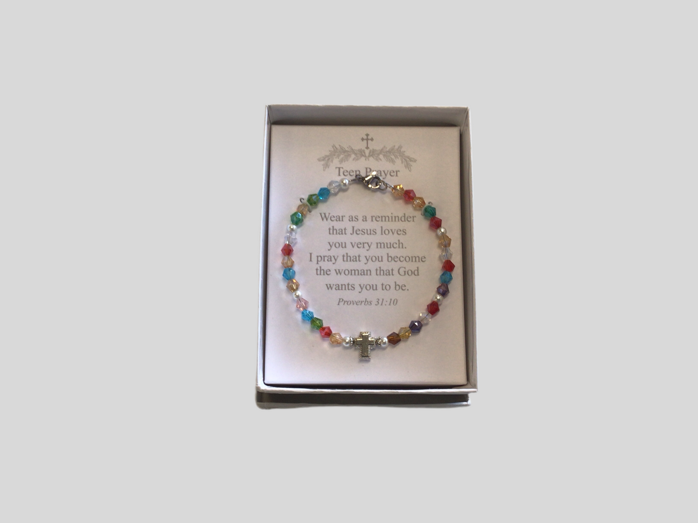 Teen prayer bracelet