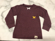 Load image into Gallery viewer, Wes and Willy Maroon duck shirt
