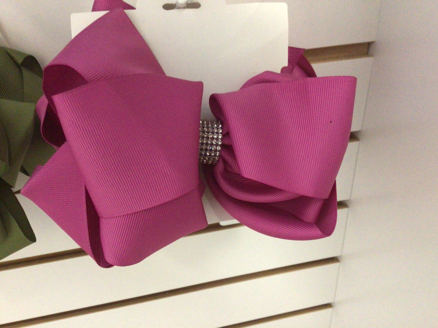 Magenta Bling Hair Bow