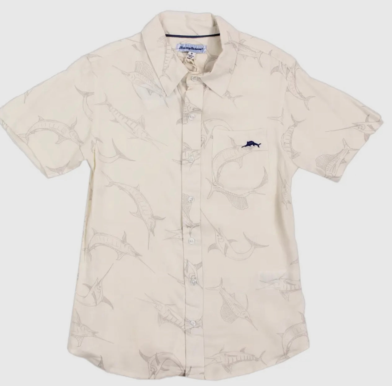 Beige Tommy Bahama boys button up