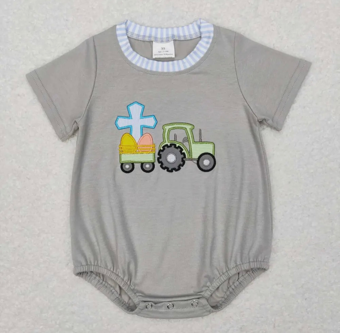 Cross and Tractor baby Bubble