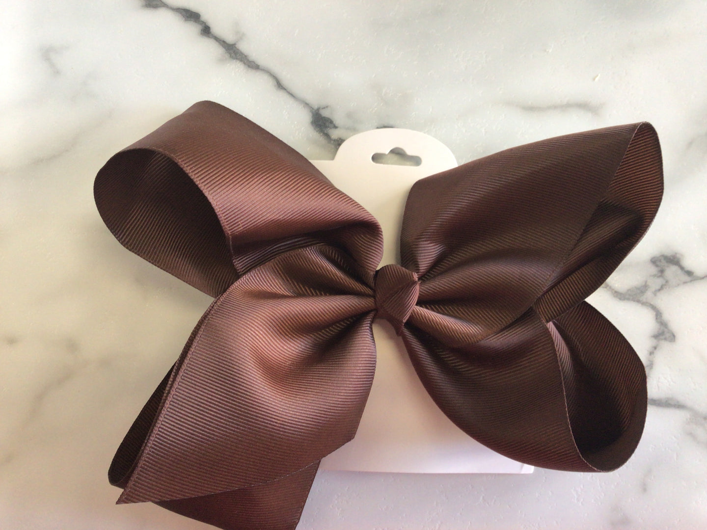 Chocolate Big Hair Bow