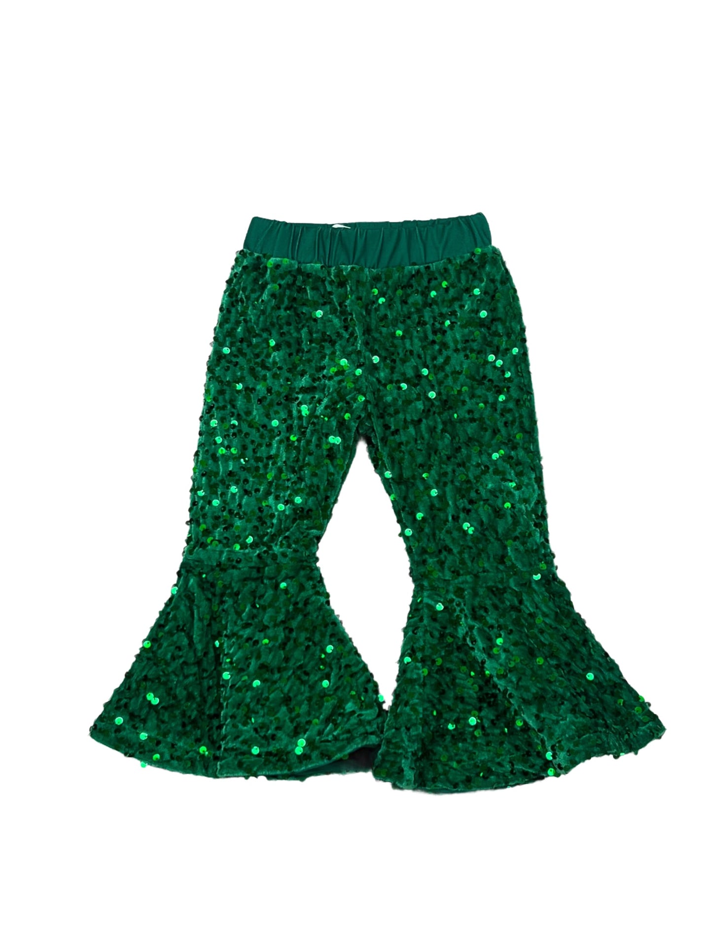 Green Sequin Pants