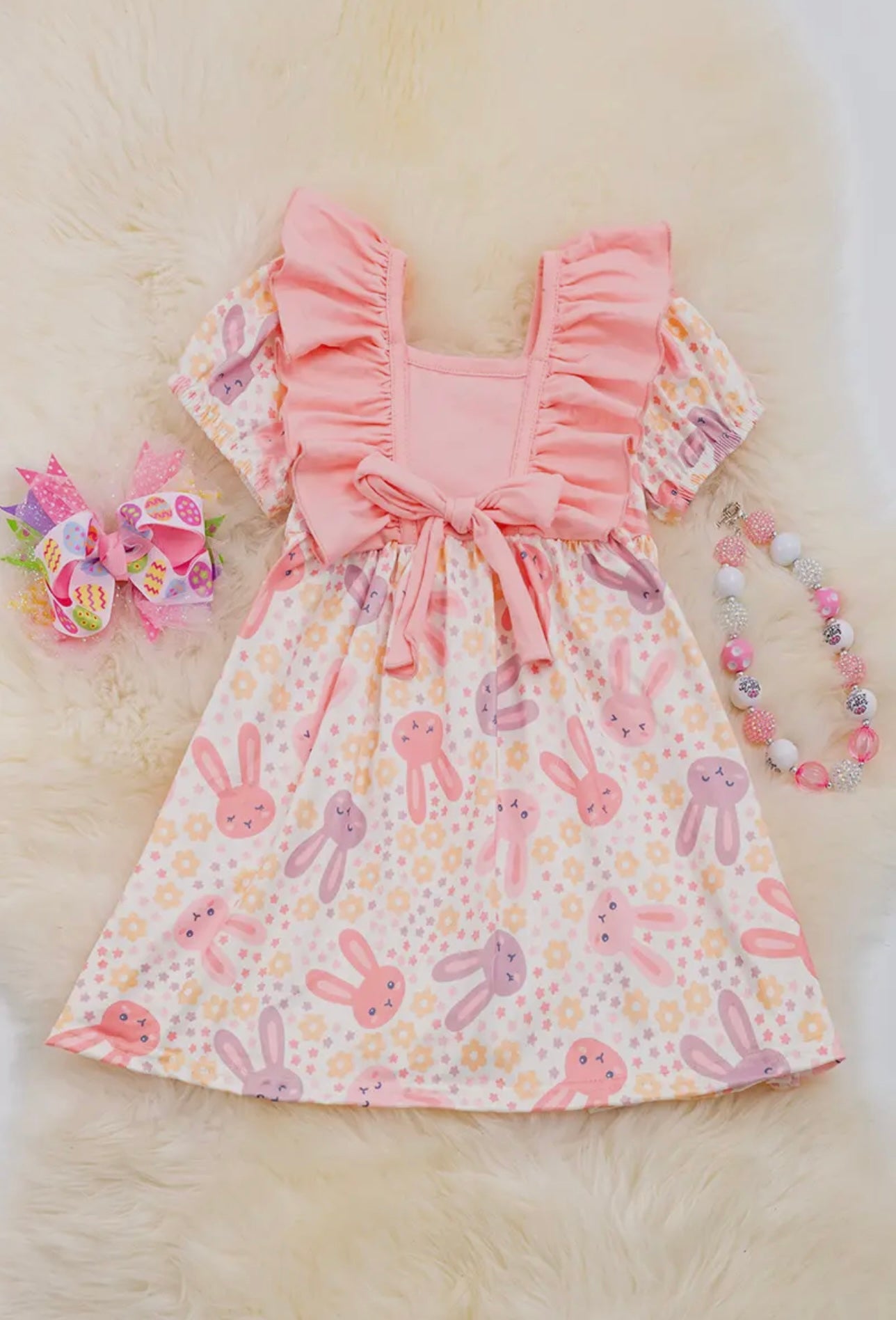 Multi-color Easter Bunny dress