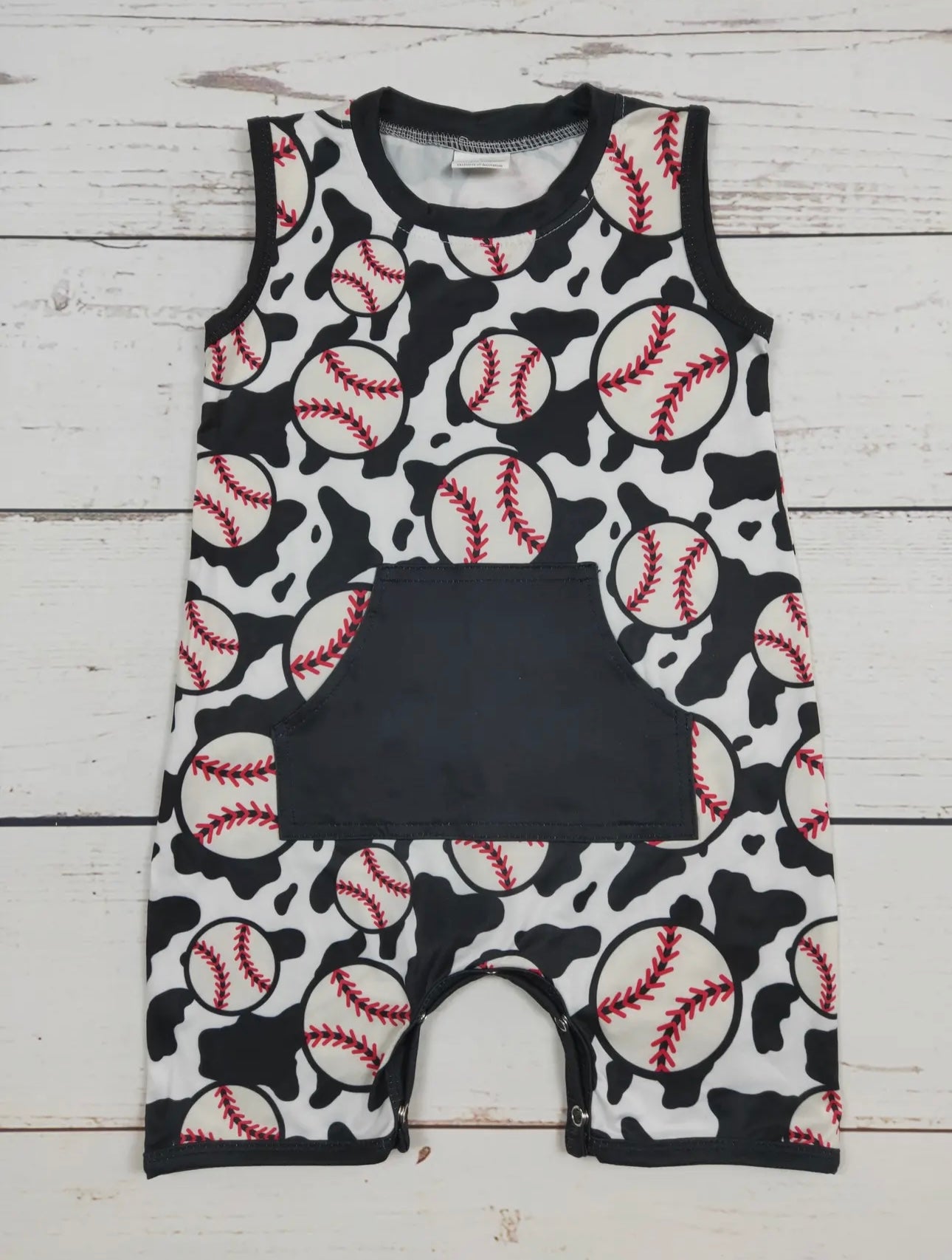 Baseball Romper