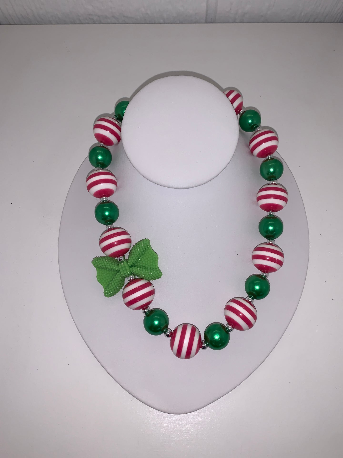 Christmas candy bubblegum necklace